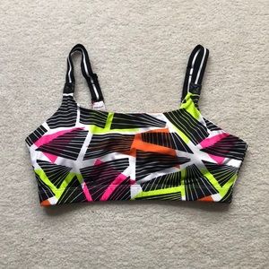 Abstract print Fabletics sports bra